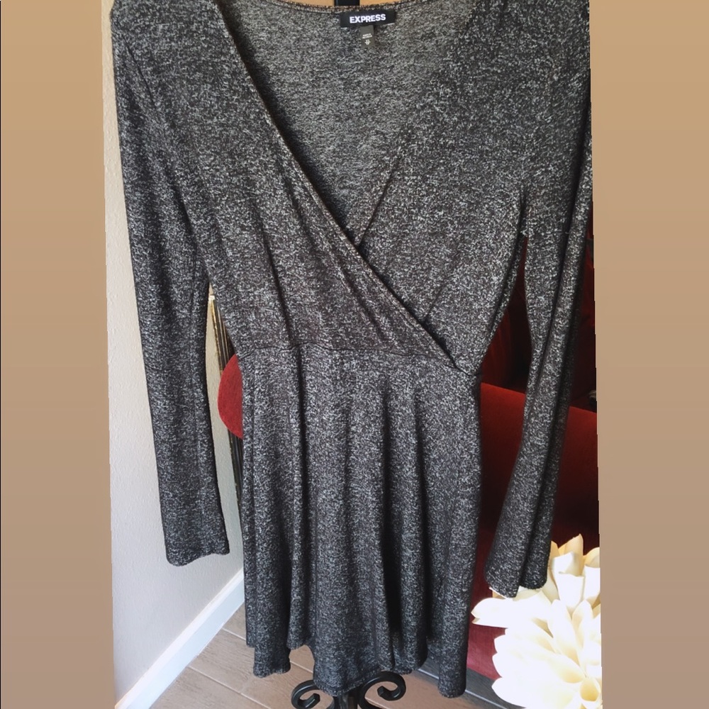 Gray express dress like new